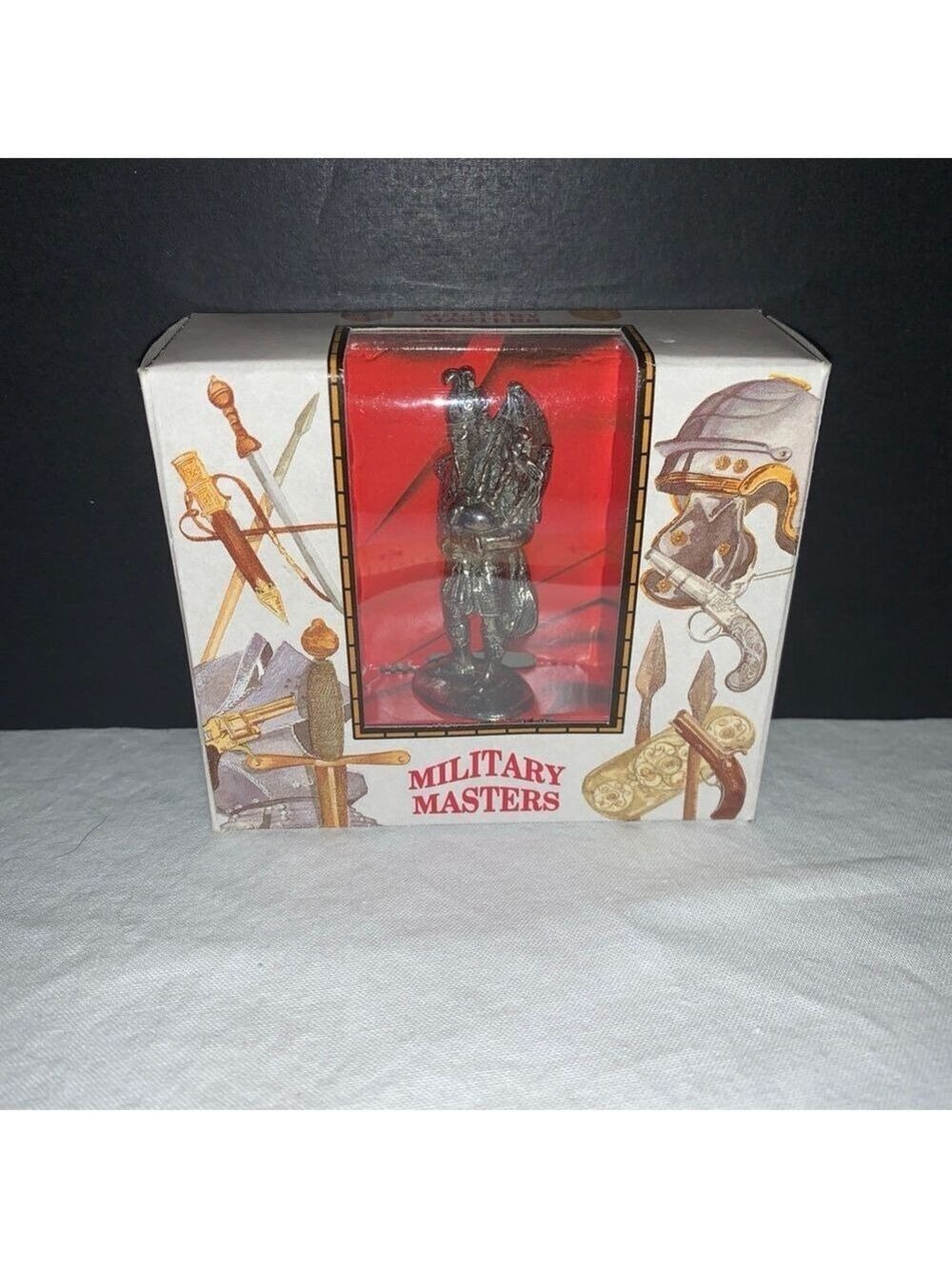 Westair Military Masters Piper Figurine Sculpture One Size Silver Red